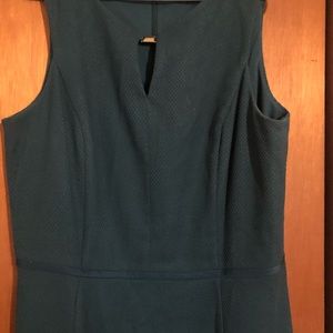 White House Black Market Dresses - Whitehouse Blackmarket flair green dress White House Black Market Dresses - Whitehouse Blackmarket flair green dress